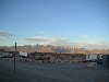 A view from tent looking at Mount Charleston.