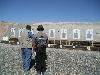 Here is Bob getting some instruction on taking out multiple bad guys from 7 meters. This Range Officer had his two kids in the class. His twelve year old son was a really good shot. His daughter wasn't too bad either.
